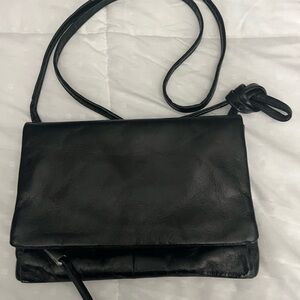 HOBO Black and Tan Leather Bag